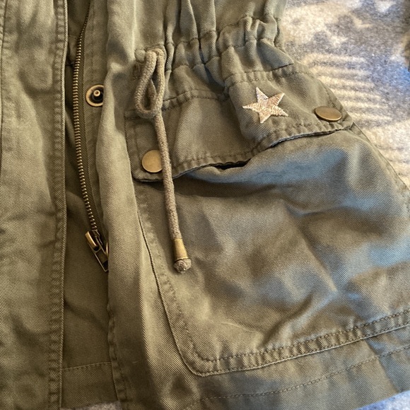 Bagatelle military inspired hooded anorak - Picture 4 of 7